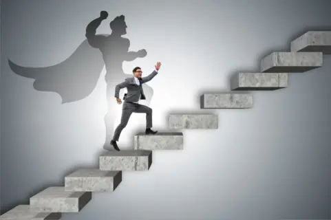 évoluer - monter chaque marche -progresser - atteindre son but